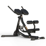 Гиперэкстензия и римский стул HOIST HF-5664 (матовый черный/черный)