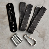 Тренировочный канат AEROBIS Battle Rope V2, длина 15 м, диаметр 30 мм, вес 8 кг, черный