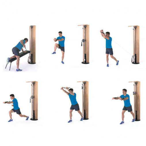 Многофункциональная силовая станция NOHrD SlimBeam, материал: орех Многофункциональная силовая станция NOHrD SlimBeam, материал: орех