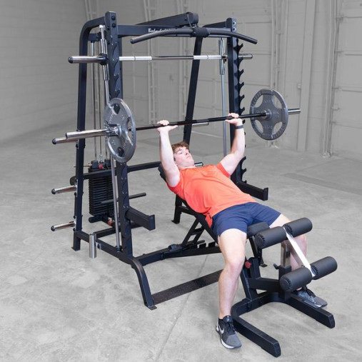 Body-Solid GS348BP4 Black Многофункциональный тренажер Машина Смита со стеком 90кг Body-Solid GS348BP4 Black Многофункциональный тренажер Машина Смита со стеком 90кг