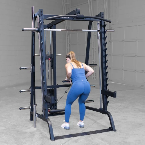 Верхняя / нижняя тяга Body-Solid GLA348BS в комплекте со стеком. Опция к тренажеру GS348B