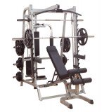 Body Solid GS348QP4 Многофункциональный тренажер Машина Смита со стеком 90кг