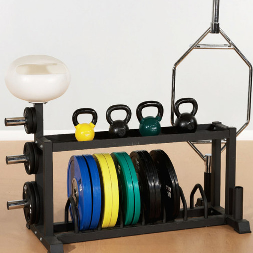 Горизонтальная стойка Perform Better Extreme Multi-Function Storage Station 4052-01 для хранения грифов, дисков и гирь Горизонтальная стойка Perform Better Extreme Multi-Function Storage Station 4052-01 для хранения грифов, дисков и гирь