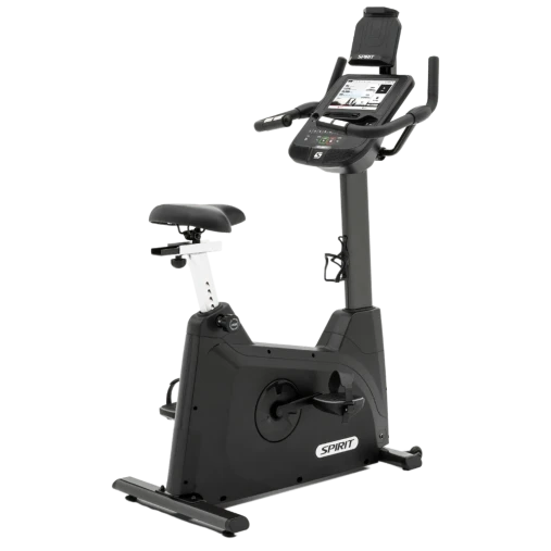 Велотренажер SPIRIT XBU55ENT BLACK с вертикальной посадкой и 10” тачскрин дисплеем