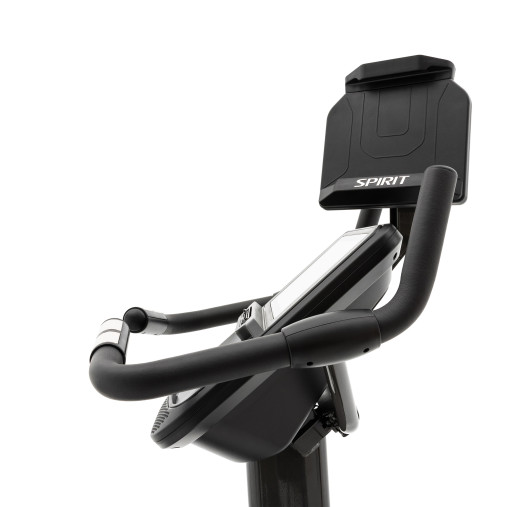 Велотренажер SPIRIT XBU55ENT BLACK с вертикальной посадкой и 10” тачскрин дисплеем