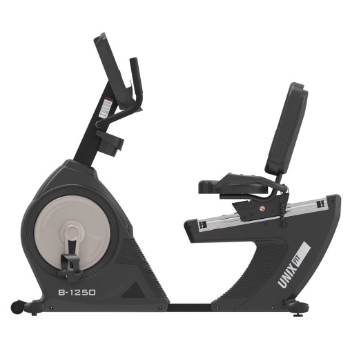 Горизонтальный велотренажер UNIX Fit B-1250 PRO (7" LCD) Горизонтальный велотренажер UNIX Fit B-1250 PRO (7" LCD)